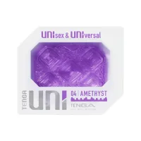 tenga uni amethyst - uniwersalna nakładka intymna fioletowa
