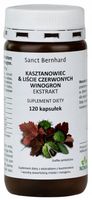 Kasztanowiec & liście winorośli | EKSTRAKT | Sanct Bernhard | 120 kaps.