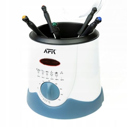 FRYTKOWNICA TRADYCYJNA OLEJOWA + WIDELCE FONDUE 1L na Arena.pl