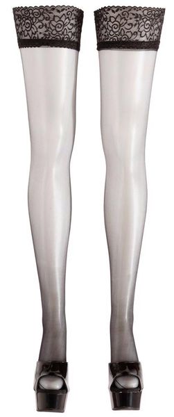 Hold-Up Stockings Black 5 zdjęcie 3