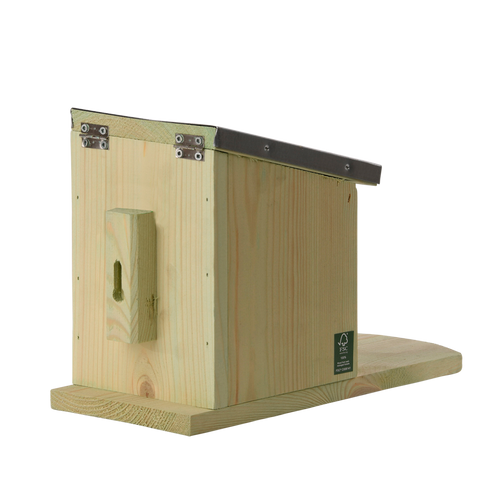 Karmnik dla wiewiórek drewniany - ocynkowany dach na Arena.pl