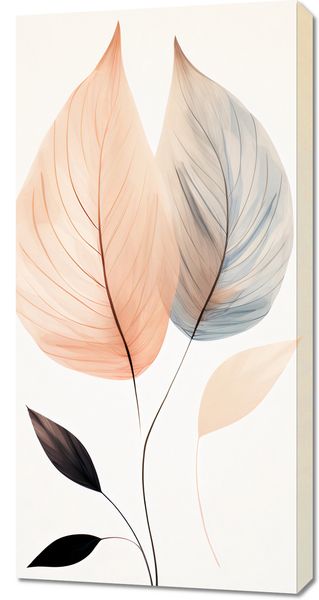 Obraz 50x100cm Liściasty Taniec zdjęcie 1