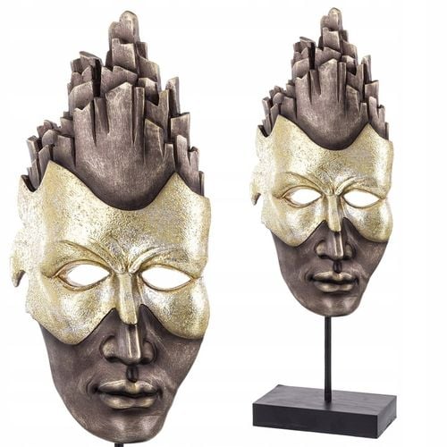 Figurka dekoracyjna Maska 44x17x8 cm Prezent Dekoracja na komodę na Arena.pl