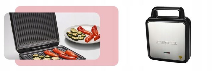 Opiekacz 3w1 1200W wymienne wkłady TS9656 zdjęcie 5