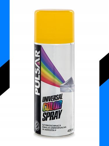 LAKIER ŻÓŁTY POŁYSK PULSAR SPRAY RAL 1003 400 ml na Arena.pl