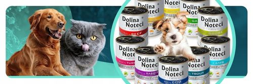 MOKRA KARMA DLA PSA DOLINA NOTECI PREMIUM PUSZKA PIES MIX SMAKÓW 10 X 800G na Arena.pl