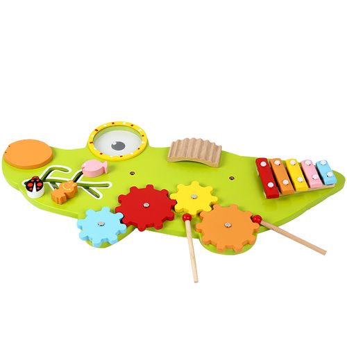 tablica sensoryczna manipulacyjna montessori krokodyl na Arena.pl