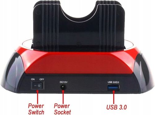 Stacja Dokująca dysków SATA HDD SSD USB 3.0 Klonowanie OTC 2,5 3.5 na Arena.pl