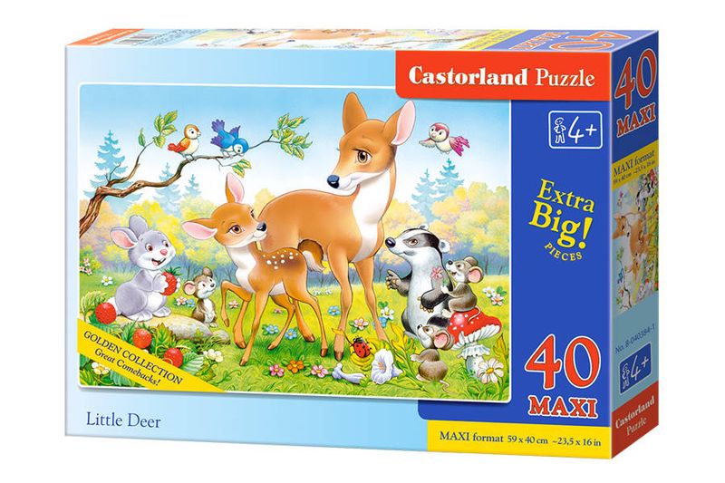 Puzzle 40-elementów MAXI Little Deer zdjęcie 1
