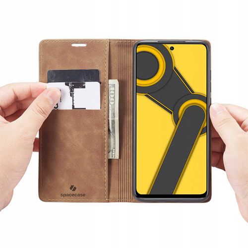 Spacecase Wallet Redmi Note 9S/9 Pro Light Brown na Arena.pl