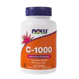 Now Foods Witamina C-1000 z dziką różą - 100 tabletek