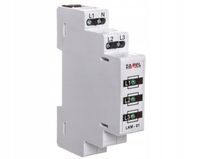 2 x 2 x ZAMEL WSKAŹNIK ZASILANIA 3x LED ZIELONY LKM-01-20