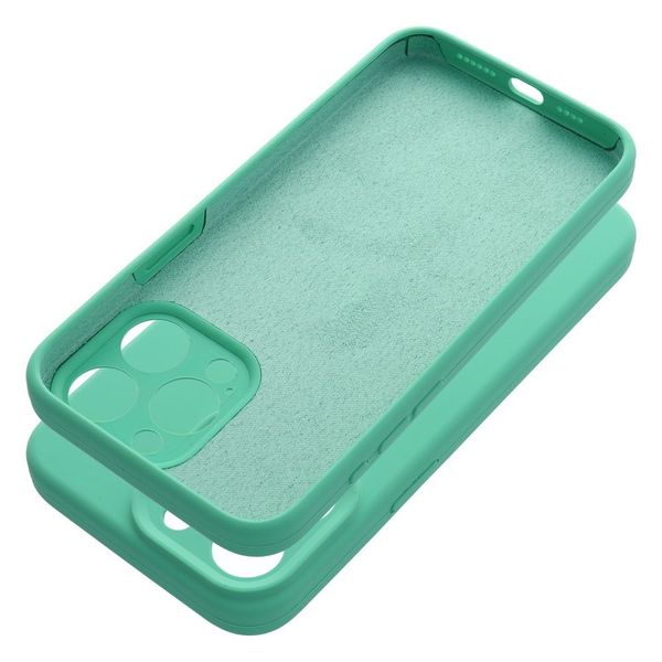 Futerał SILICONE 2mm do IPHONE 15 Pro Max miętowy zdjęcie 1