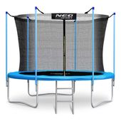 Trampolina ogrodowa 10ft/312cm z siatką wewnętrzną i drabinką Neo-Sport