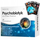 ACTIVLAB PSYCHOBIOTYK PROBIOTYK WSPOMAGA PRACĘ MIKROFLORE JELITOWĄ 20 kaps