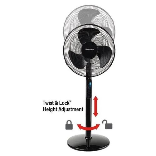 Wentylator podłogowy stojący OSCYLACJA 5 trybów 40 W REGULACJA wysokości na Arena.pl