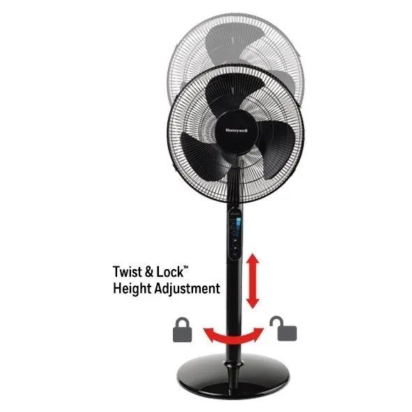 Wentylator podłogowy stojący OSCYLACJA 5 trybów 40 W REGULACJA wysokości zdjęcie 7