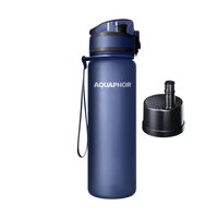 Aquaphor City 0,5L Granatowa butelka filtrująca wodę z wkładem