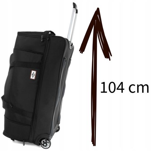 DUŻA TORBA PODRÓŻNA na KÓŁKACH WALIZKA BAGAŻ 105L na Arena.pl