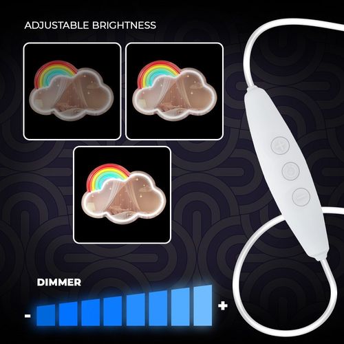 Neon MIRROR LED CHMURKA multikolor FMNE05 Forever Light na Arena.pl