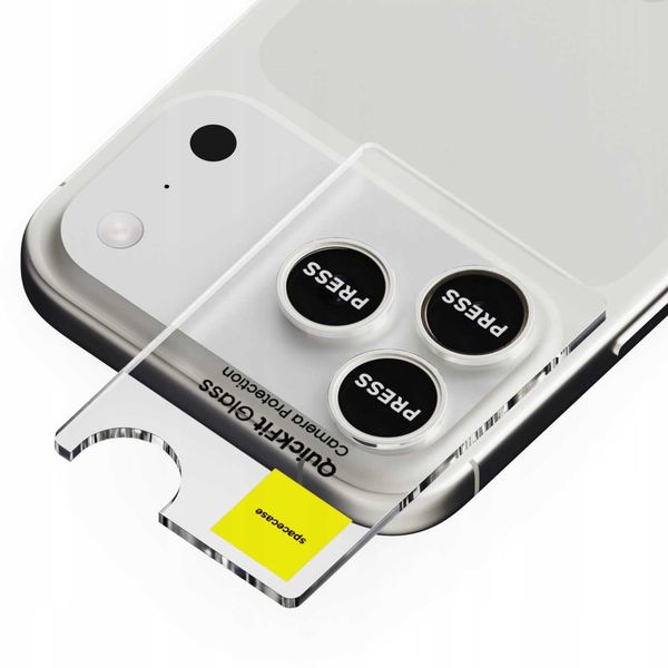 Spacecase Quickfit Camera Iphone 17 Pro / 17 Pro Max Silver zdjęcie 7