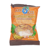 Chipsy bananowe słodkie Plantain Chips Sweet Afroase 80g