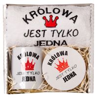 Prezent Na Dzień Kobiet Zestaw Prezentowy Komplet Ręcznik Kubek Podkładka