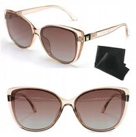 OKULARY PRZECIWSŁONECZNE POLARYZACYJNE DAMSKIE POLARYZACJA UV400 Ściereczka