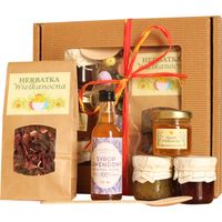 Prezent na Wielkanoc upominek wielkanocny Kosz prezentowy na zajączka