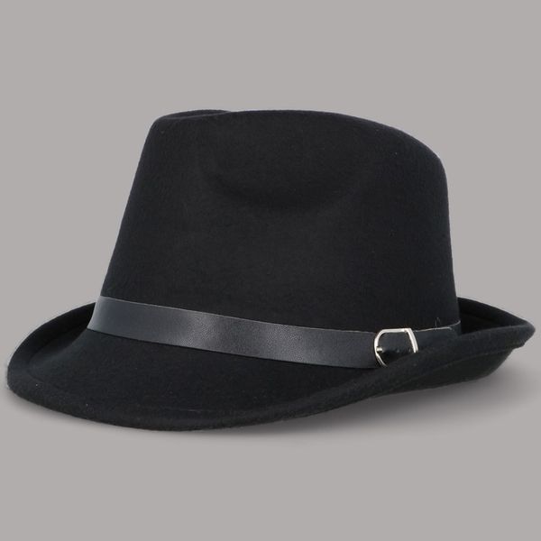 Kapelusz męski filcowy czarny zdjęcie 5