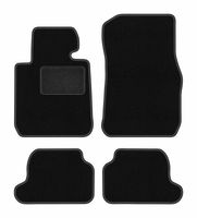 Dywaniki samochodowe welurowe do: BMW 2 F23 2014-2022 cabrio czarne