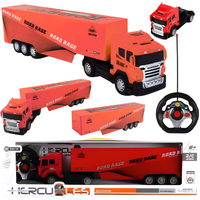 Ciężarówka Tir Zdalnie Sterowany Pilot Rc Kierownica Odczepiana Naczepa