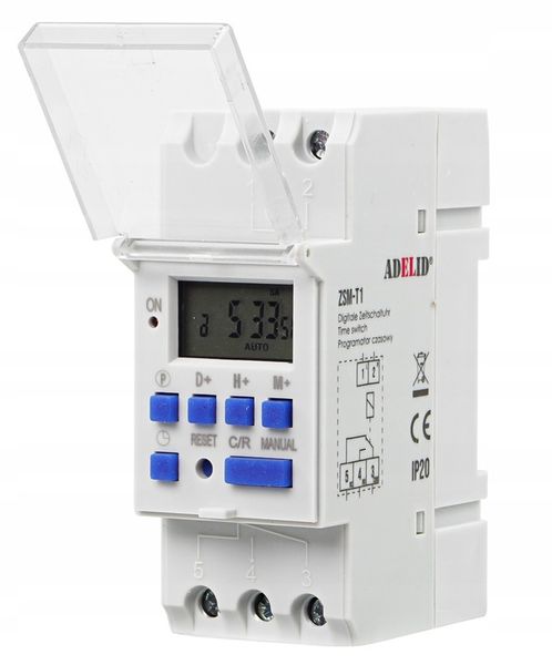 PROGRAMATOR CZASOWY WŁĄCZNIK WYŁĄCZNIK LCD CYFROWY HARMONOGRAM 7 DNI 10 UST zdjęcie 6