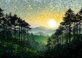 Plakat 70x50cm Mozaika Dźwięków Przyrody