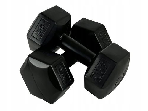 HANTLE 4KG zestaw hantli 4 kg CIĘŻARKI DO ĆWICZEŃ hantle bitumiczne 2szt na Arena.pl