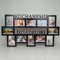 Multirama ramka na zdjęcia z napisem  Kochanemu Dziadkowi mdf 12 zdjęć