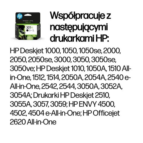 Tusz HP 301XL Black 8 ml (CH563EE) na Arena.pl