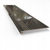 Gruba stopnica marmuropodobna 100x30x4, gres grafit kamień,nacięcia,kapinos