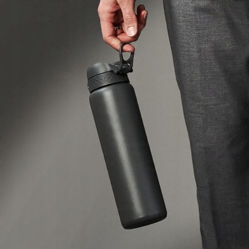 TERMOS BIDON TERMICZNY SZARY DUŻY TURYSTYCZNY SAMOCHÓD PODRÓŻ ION8 0,92 L na Arena.pl