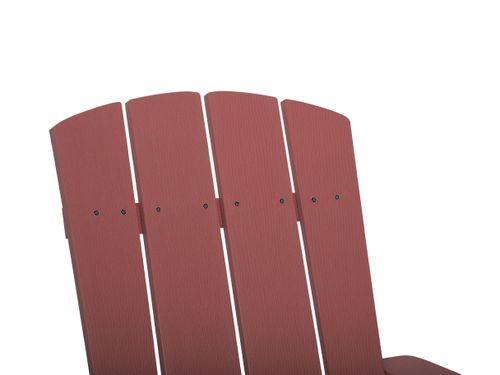 Krzesło ogrodowe czerwone ADIRONDACK na Arena.pl