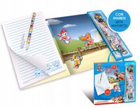 PSI PATROL KREATYWNY ZESTAW PAPETERII Z MAGNESAMI PAW PATROL z długopisem