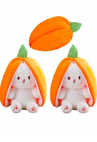 MASKOTKA PLUSZAK KRÓLIK MARCHEWKA 25CM na Arena.pl