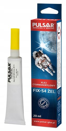 KLEJ CYJANOAKRYLOWY ŻEL PULSAR FIX-54 20g na Arena.pl