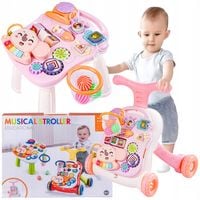 CHODZIK PCHACZ INTERAKTYWNY STOLIK EDUKACYJNY Jeździk Grający DLA DZIECI