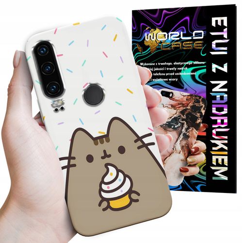 ETUI CASE DO HUAWEI P30 LITE - SŁODKI KOTEK KOT OBUDOWA PLECKI na Arena.pl