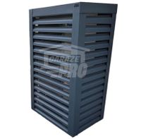 Osłona pompy ciepła 90x50x180 cm antracyt GP326