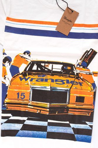 WRANGLER HERITAGE TEE OFFWHITE W7B11GA02 L na Arena.pl