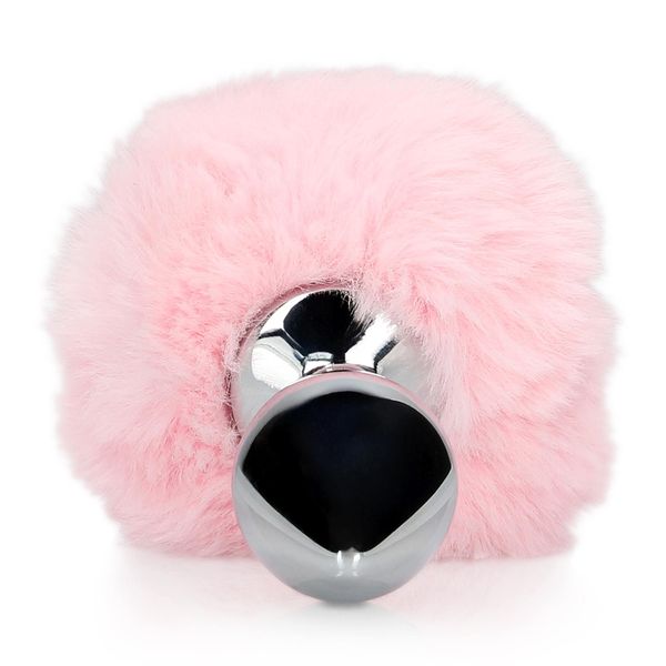 Bunny Tail With Metal Butt Plug zdjęcie 4