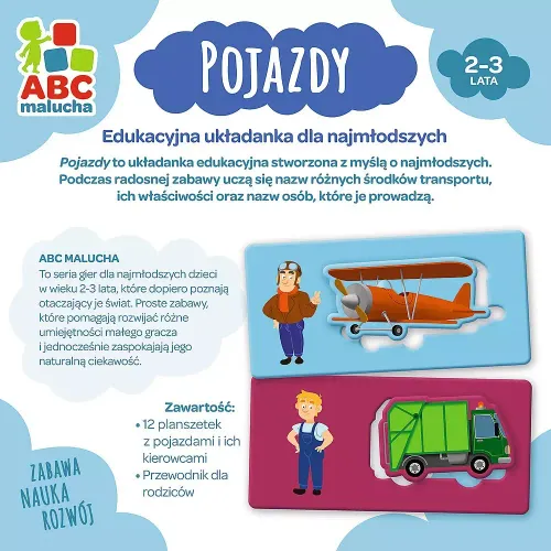 ABC Malucha. Pojazdy na Arena.pl