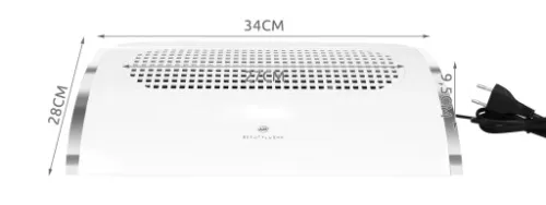 Mocny Pochłaniacz Pyłu Manicure 3 Wiatraki 2 Worki na Arena.pl